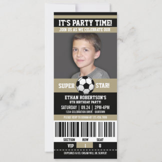 Soccer Birthday Photo Template