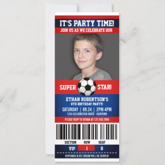 Soccer Birthday Photo Template