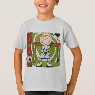SOCCER - Blonde Boy Goalie Tshirts and Gifts