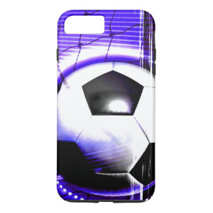 Soccer Blue Personalize with name or team name Case-Mate iPhone Case