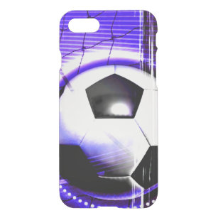 Soccer Blue Personalize with name or team name iPhone SE/8/7 Case