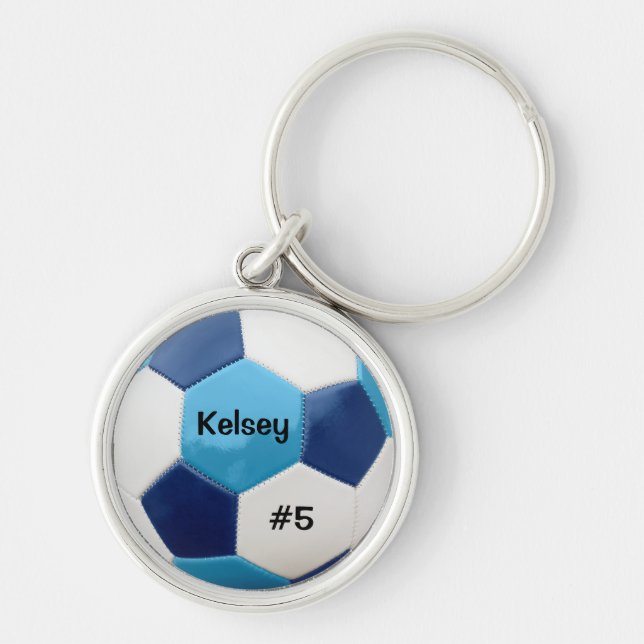 Soccer Blues Keyring (Front)