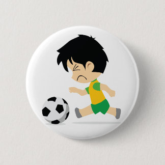 Soccer Boy 2 Inch Round Button