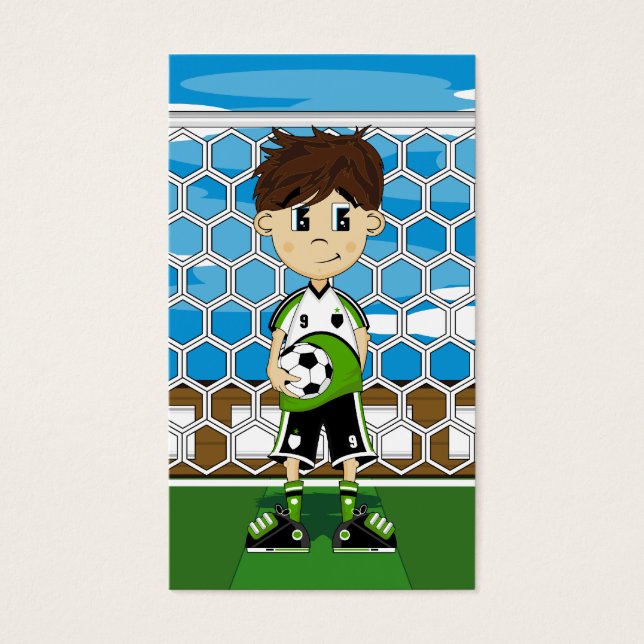 Soccer Boy Bookmark (Front)