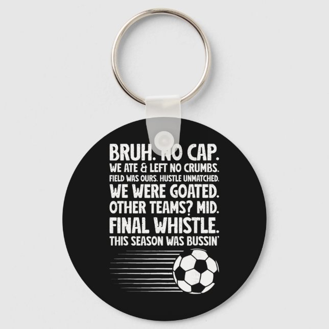Soccer Boy Funny Soccer Kids  Keychain (Front)