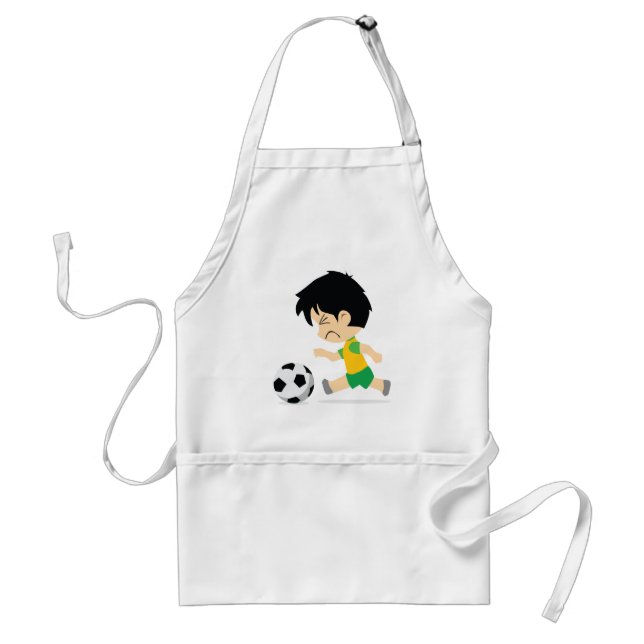 Soccer Boy Standard Apron (Front)