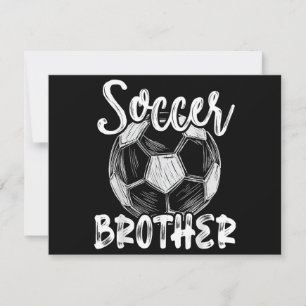 Soccer Brother Men Family Matching Team Player Soc Holiday Card