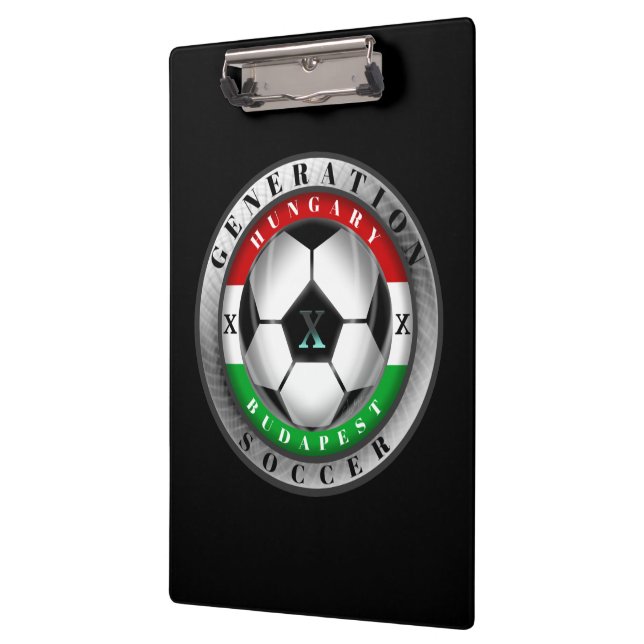 Soccer Budapest Hungary Generation X Clipboard (Left)