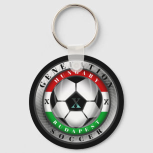 Soccer Budapest Hungary Generation X Keychain
