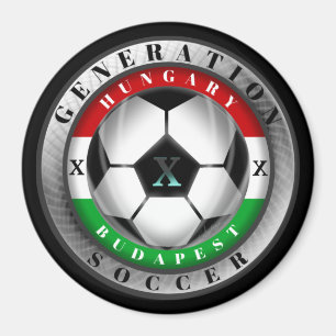 Soccer Budapest Hungary Generation X Magnet
