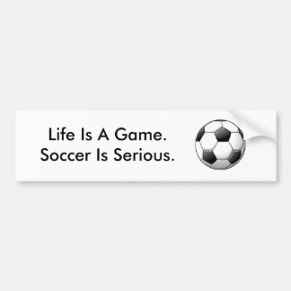 Soccer Bumper Sticker