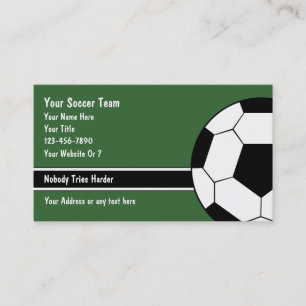 Soccer Business Cards