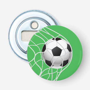 Soccer Button Bottle Opener
