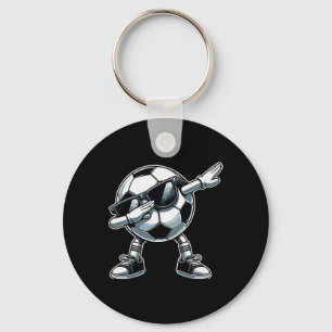 Soccer Byll Dabbing Funny Sports Player Soccer Keychain