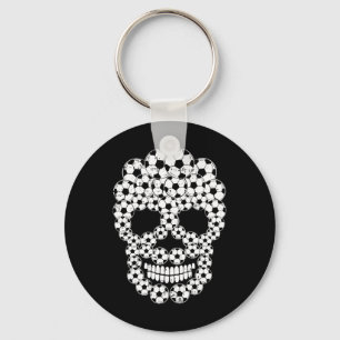 Soccer Byll Skull Skeleton Costume Cool Sport Hall Keychain