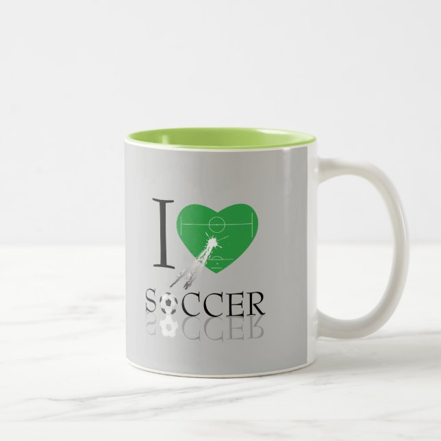 Soccer Café tasse deux tons (Droit)