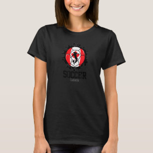 Soccer Canada Flag Football Womens Soccer Girls T-Shirt