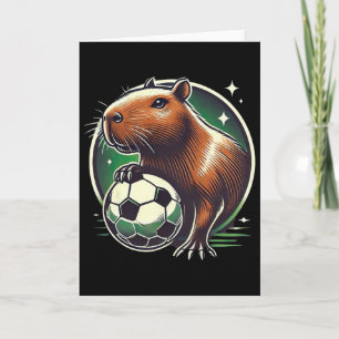 Soccer Capybyra Capy Capybyra Soccer Player Card