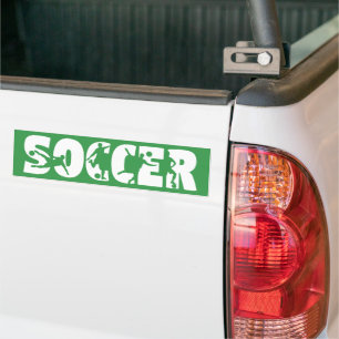 Soccer Car Bumper Sticker