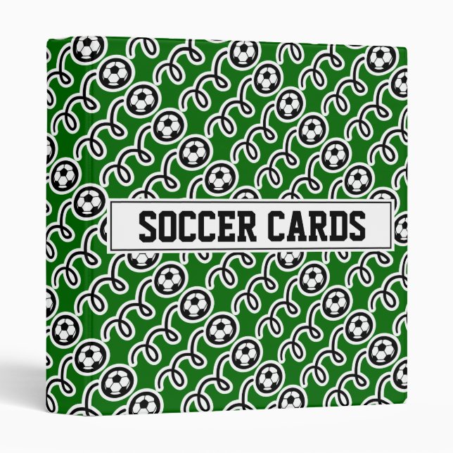Soccer card binder for collector (no sleeves) (Front/Spine)