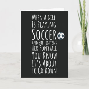Soccer Cards For Teen Girls Player Team