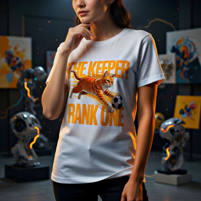Soccer Cat Keeper Funny Gift Tee (Creator Uploaded)