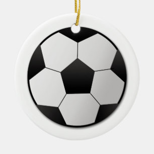 Soccer Ceramic Ornament