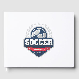 soccer championship guest book