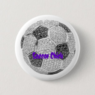 Soccer Chick 2 Inch Round Button