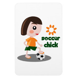 Soccer Chick Magnet