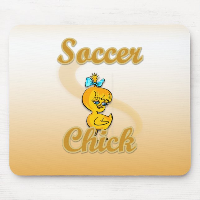 Soccer Chick Mouse Pad (Front)