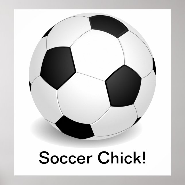 "Soccer Chick" Poster (Front)