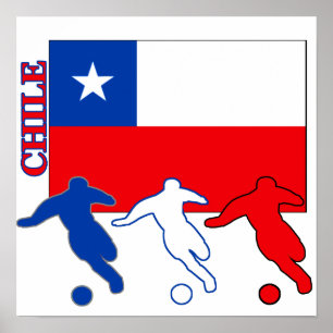 Soccer Chile Poster