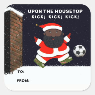 Soccer Christmas Gift Tags