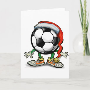 Soccer Christmas Holiday Card