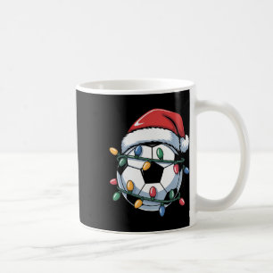 Soccer Christmas Santa Hat Soccer Ll Sport Men Wom Coffee Mug