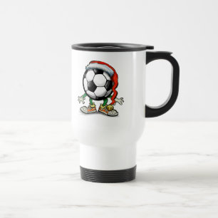 Soccer Christmas Travel Mug