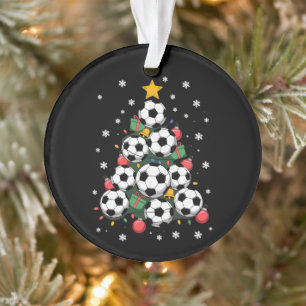 Soccer Christmas Tree Xmas Player Sports Lover Ornament