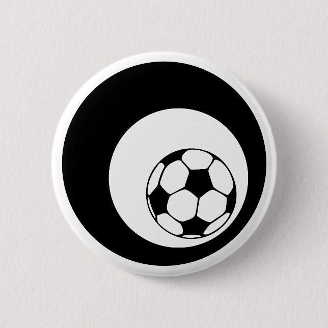 soccer. cicles. 2 inch round button (Front)