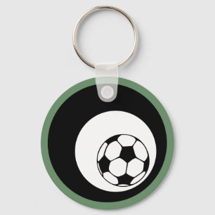 soccer circles keychain