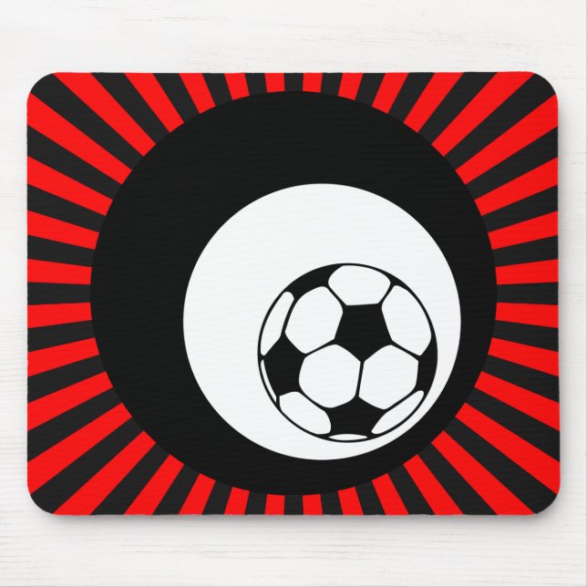 soccer : circles : mouse pad (Front)