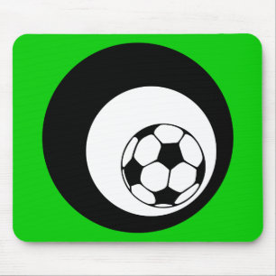 soccer : circles : mouse pad