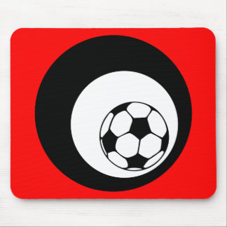 soccer : circles : mouse pad