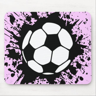 soccer : circles : mouse pad