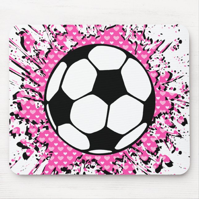soccer : circles : mouse pad (Front)