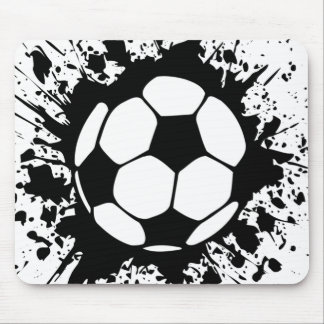 soccer : circles : mouse pad