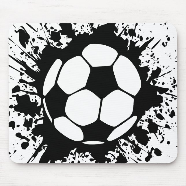 soccer : circles : mouse pad (Front)