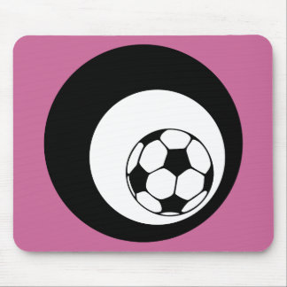 soccer : circles : mouse pad