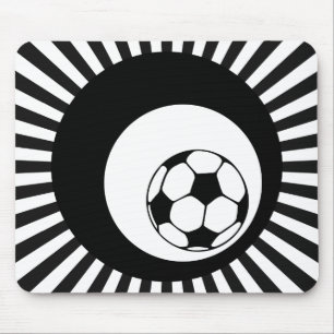 soccer : circles : mouse pad