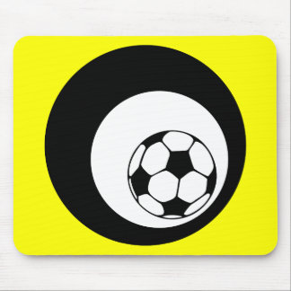 soccer : circles : mouse pad